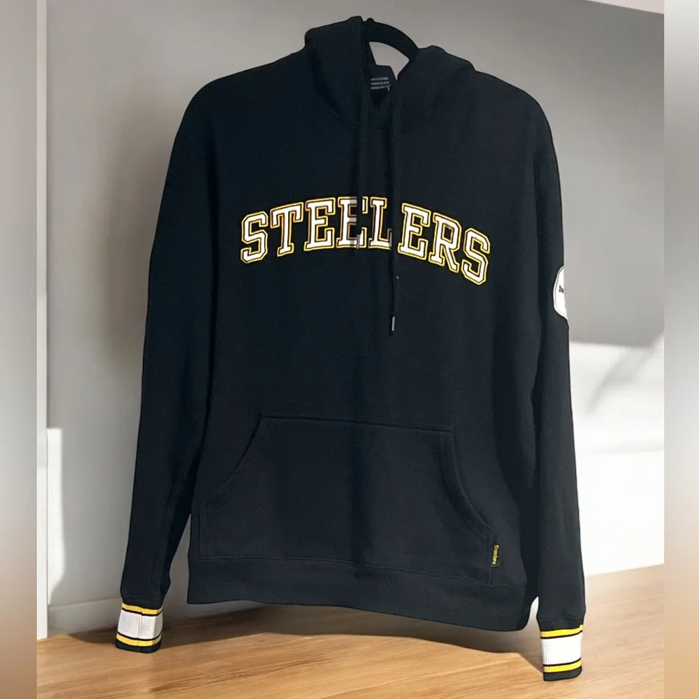 Pittsburgh Steelers NFL Men’s Logo Pullover Hoodie Size M - Picture 1 of 5